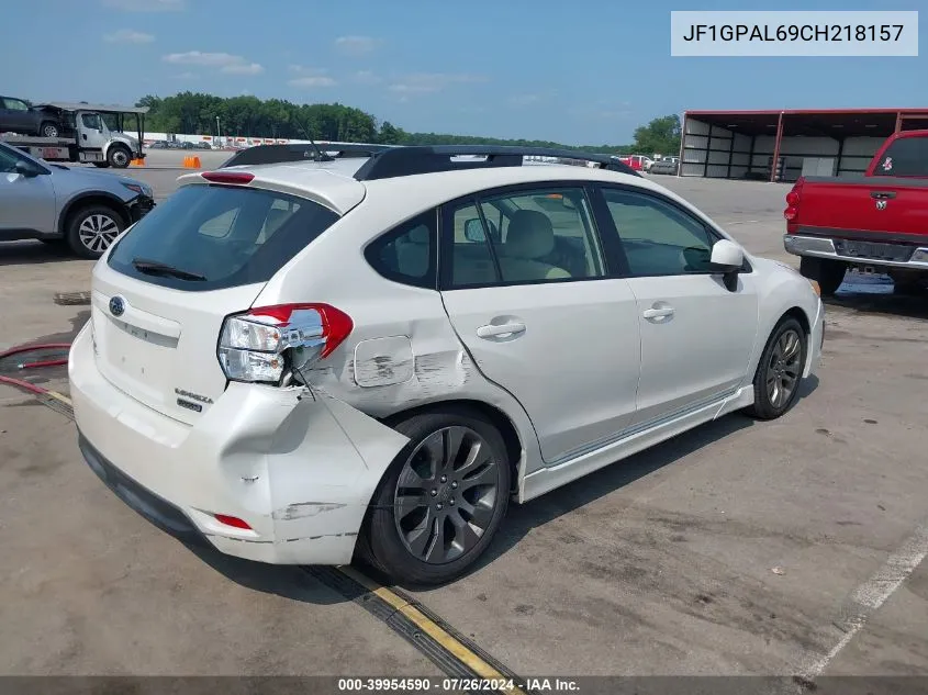 JF1GPAL69CH218157 2012 Subaru Impreza 2.0I Sport Premium