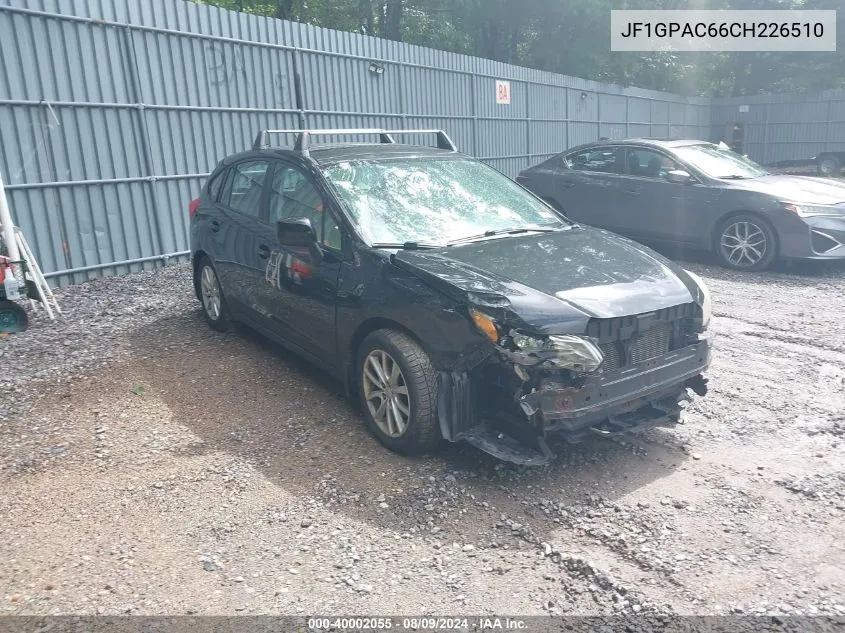 JF1GPAC66CH226510 2012 Subaru Impreza 2.0I Premium