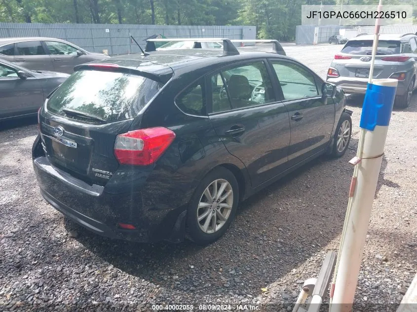 JF1GPAC66CH226510 2012 Subaru Impreza 2.0I Premium