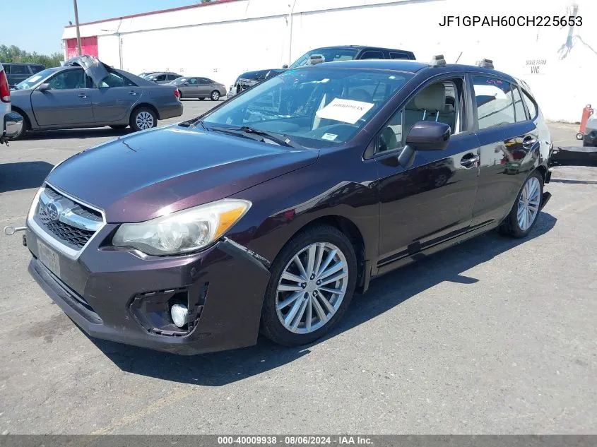 2012 Subaru Impreza 2.0I Limited VIN: JF1GPAH60CH225653 Lot: 40009938