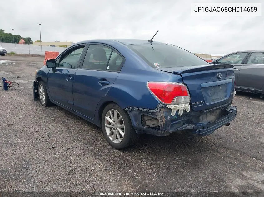 2012 Subaru Impreza 2.0I Premium VIN: JF1GJAC68CH014659 Lot: 40048930