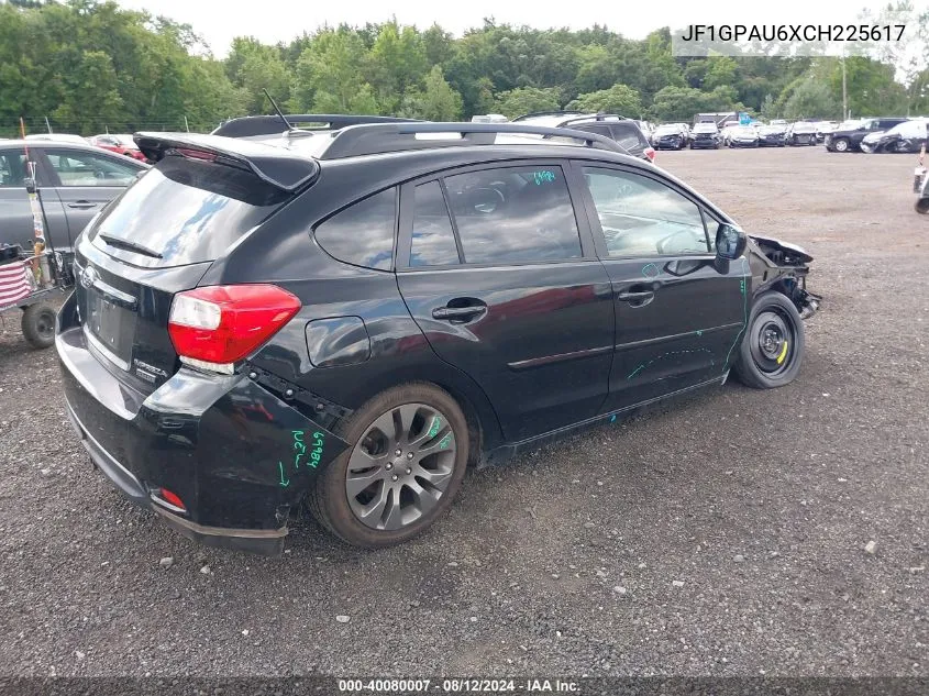 JF1GPAU6XCH225617 2012 Subaru Impreza 2.0I Sport Limited