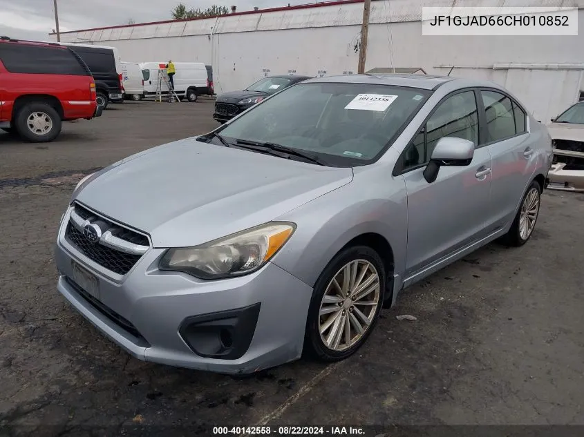 JF1GJAD66CH010852 2012 Subaru Impreza 2.0I Premium