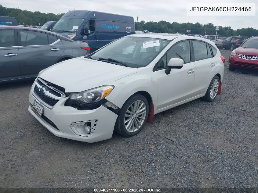 JF1GPAK66CH224466 2012 Subaru Impreza 2.0I Limited