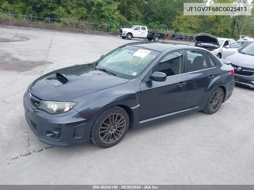 2012 Subaru Impreza Wrx Premium VIN: JF1GV7F68CG025413 Lot: 40242100