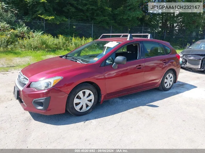 JF1GPAA61CH232167 2012 Subaru Impreza 2.0I