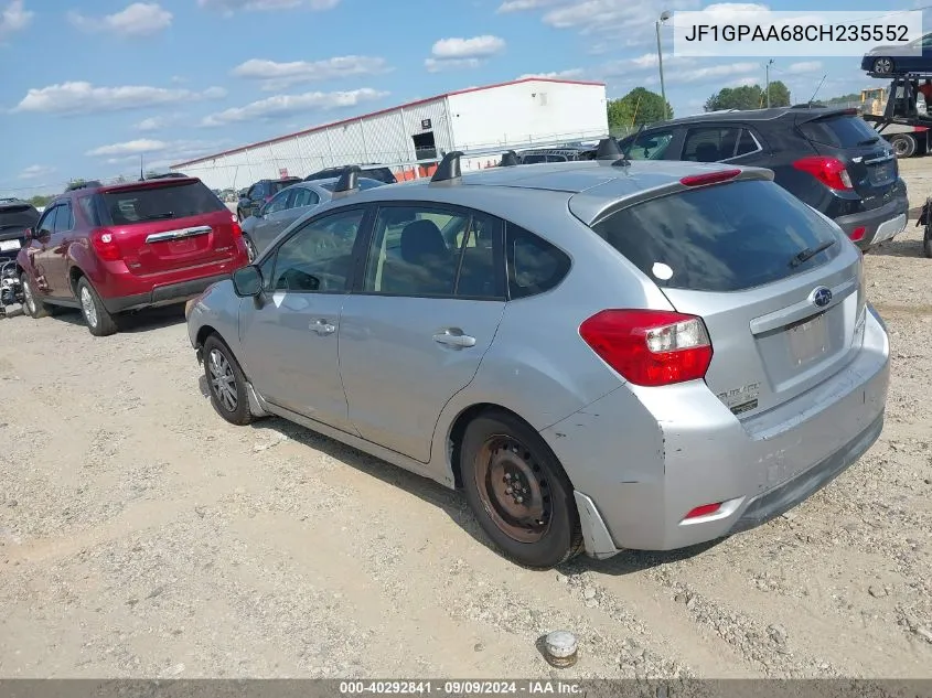 2012 Subaru Impreza 2.0I VIN: JF1GPAA68CH235552 Lot: 40292841