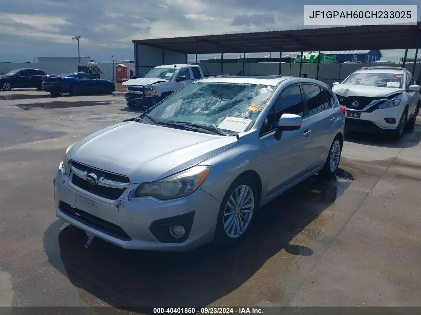 2012 Subaru Impreza 2.0I Limited VIN: JF1GPAH60CH233025 Lot: 40401850