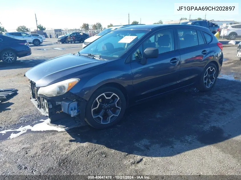 2012 Subaru Impreza VIN: JF1GPAA69CH202897 Lot: 40647478