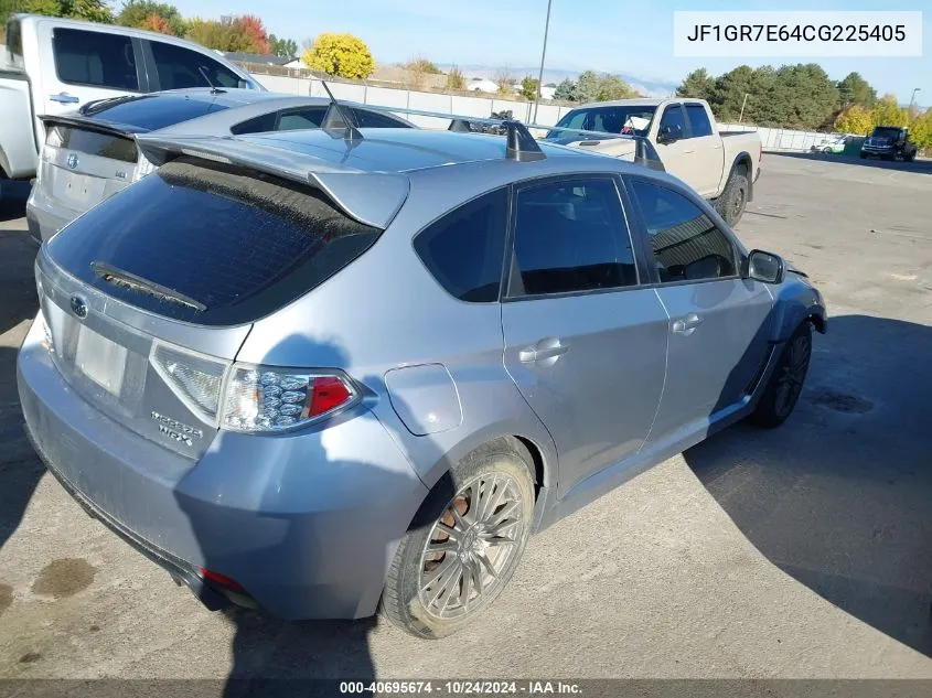 2012 Subaru Impreza Wrx VIN: JF1GR7E64CG225405 Lot: 40695674