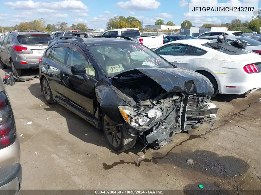 JF1GPAU64CH243207 2012 Subaru Impreza 2.0I Sport Limited