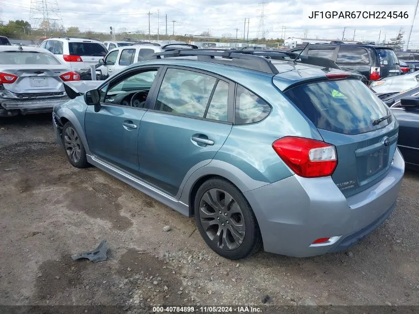 2012 Subaru Impreza 2.0I Sport Limited VIN: JF1GPAR67CH224546 Lot: 40784899