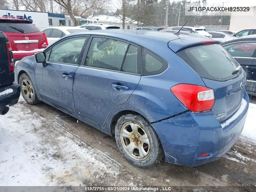 2013 Subaru Impreza VIN: JF1GPAC6XDH825329 Lot: 11972755