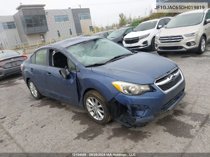 2013 Subaru Impreza VIN: JF1GJAC65DH019819 Lot: 12104858