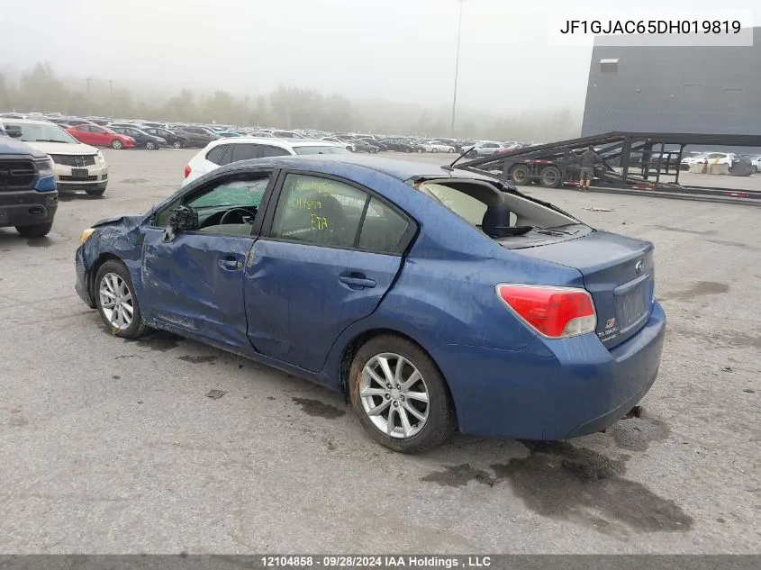 2013 Subaru Impreza VIN: JF1GJAC65DH019819 Lot: 12104858