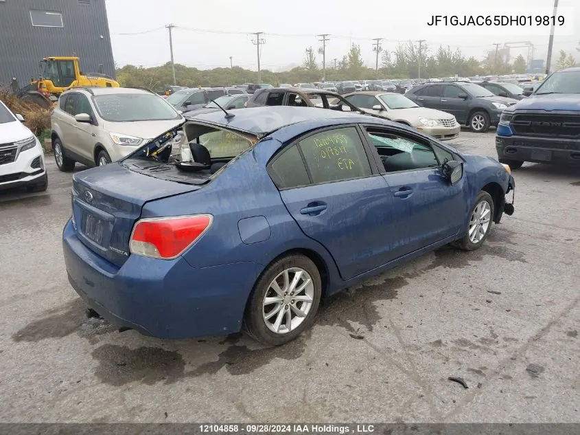 2013 Subaru Impreza VIN: JF1GJAC65DH019819 Lot: 12104858