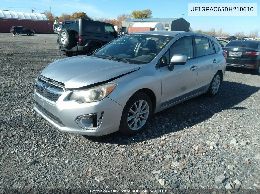 2013 Subaru Impreza Premium VIN: JF1GPAC65DH210610 Lot: 12139424