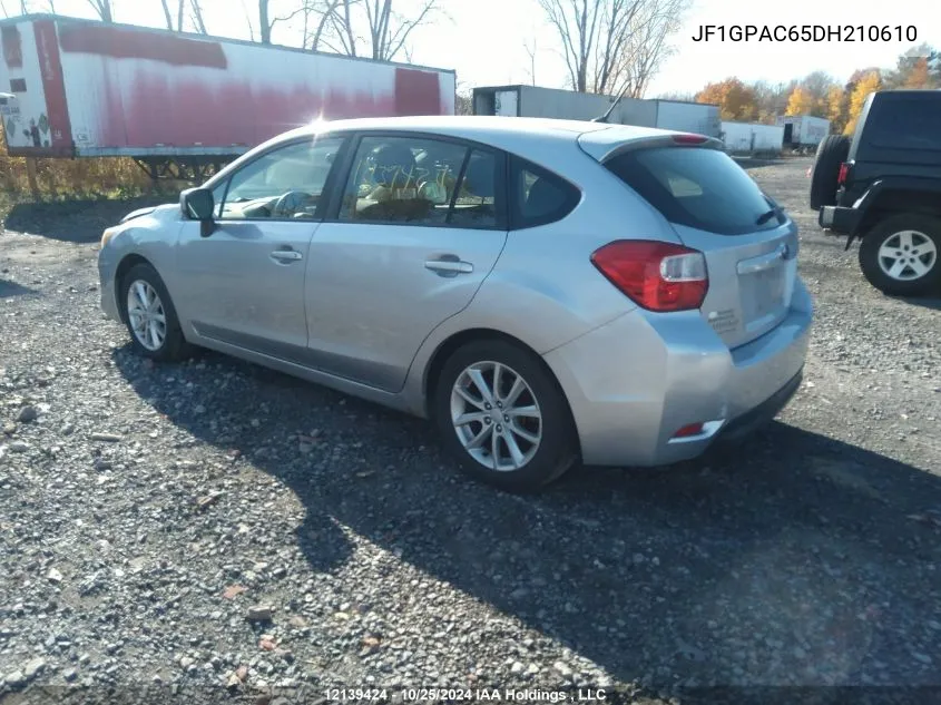 2013 Subaru Impreza Premium VIN: JF1GPAC65DH210610 Lot: 12139424