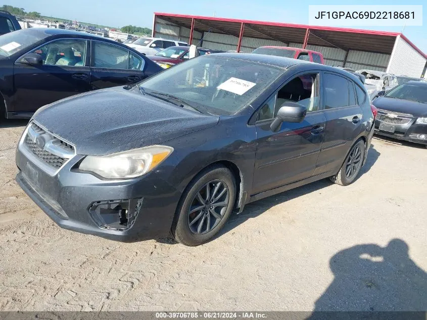 2013 Subaru Impreza Premium VIN: JF1GPAC69D2218681 Lot: 39706785