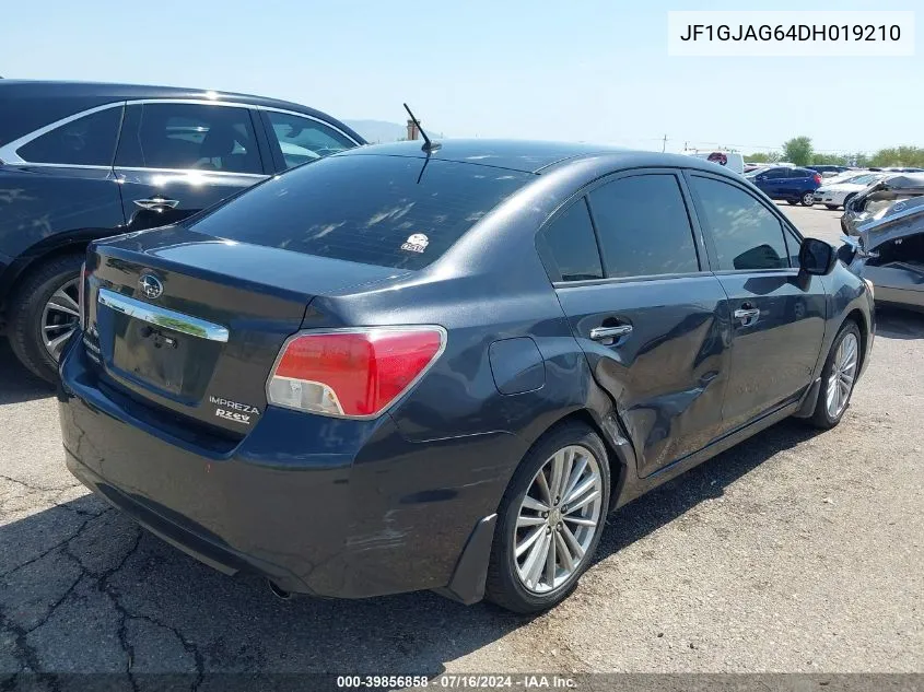 2013 Subaru Impreza 2.0I Limited VIN: JF1GJAG64DH019210 Lot: 39856858