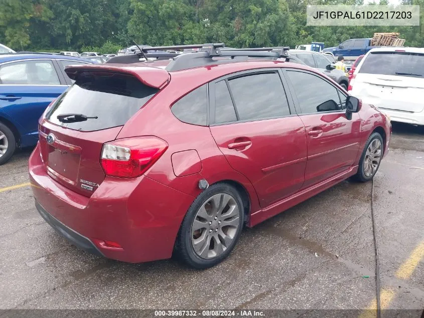 JF1GPAL61D2217203 2013 Subaru Impreza 2.0I Sport Premium