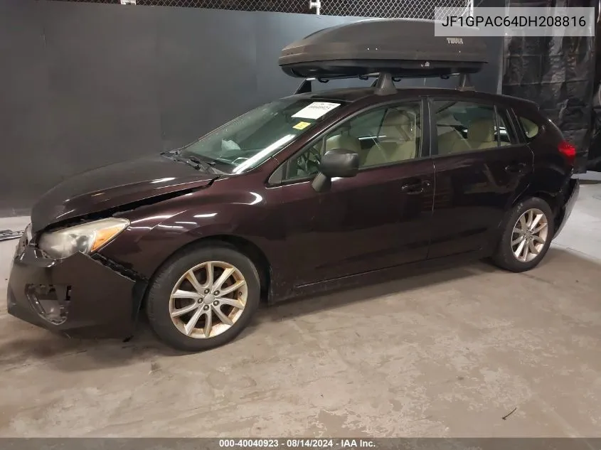 JF1GPAC64DH208816 2013 Subaru Impreza 2.0I Premium