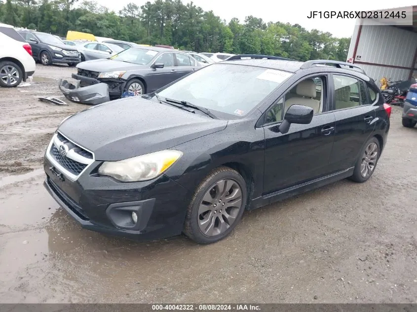 2013 Subaru Impreza 2.0I Sport Limited VIN: JF1GPAR6XD2812445 Lot: 40042322