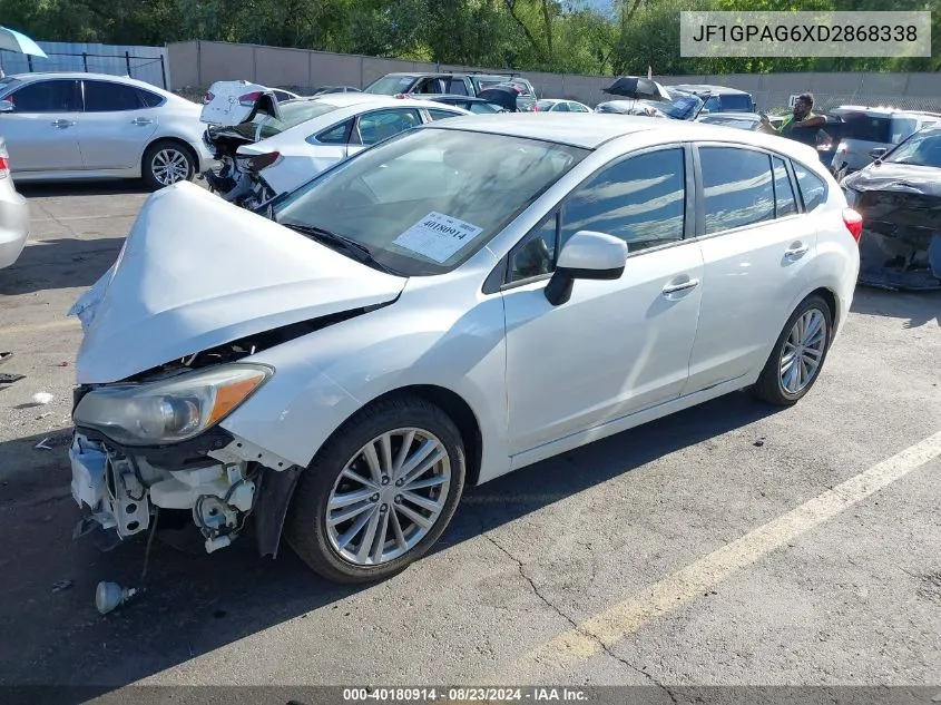 2013 Subaru Impreza 2.0I Limited VIN: JF1GPAG6XD2868338 Lot: 40180914