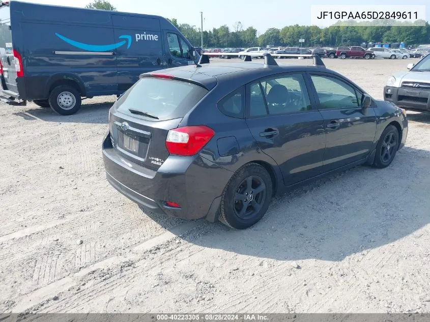 2013 Subaru Impreza 2.0I VIN: JF1GPAA65D2849611 Lot: 40223305