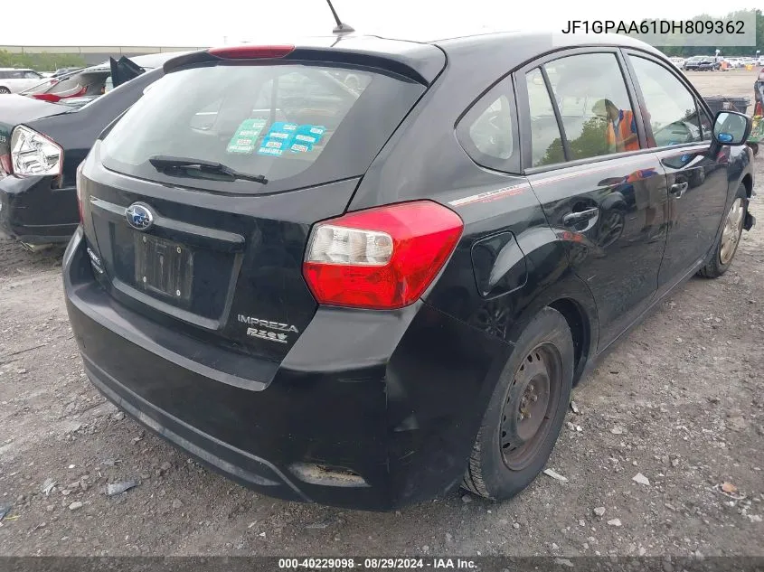 2013 Subaru Impreza 2.0I VIN: JF1GPAA61DH809362 Lot: 40229098