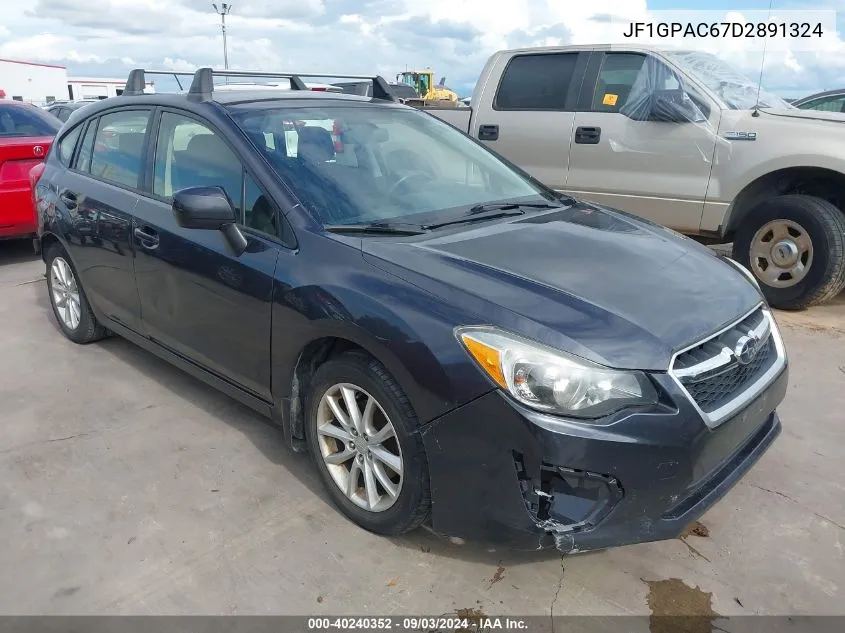 2013 Subaru Impreza 2.0I Premium VIN: JF1GPAC67D2891324 Lot: 40240352