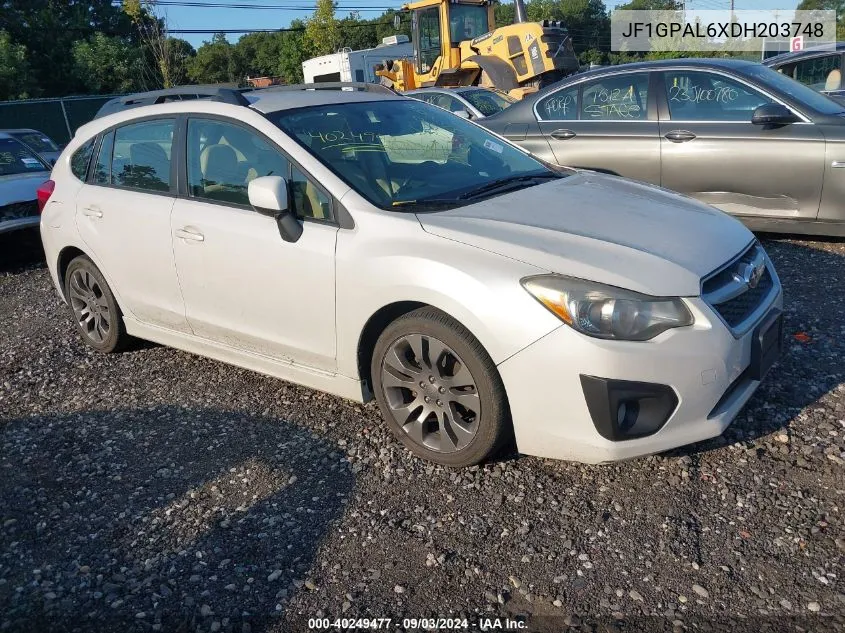 JF1GPAL6XDH203748 2013 Subaru Impreza 2.0I Sport Premium