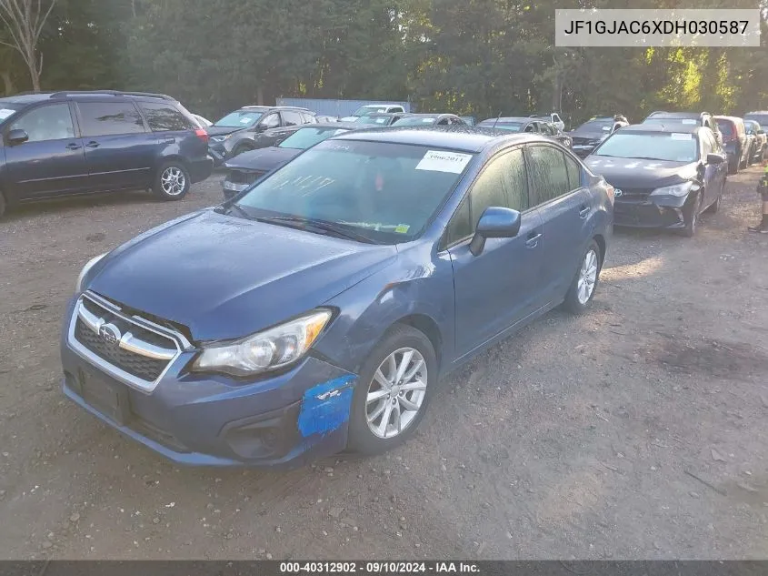 JF1GJAC6XDH030587 2013 Subaru Impreza 2.0I Premium