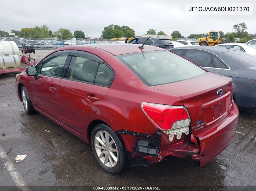 2013 Subaru Impreza 2.0I Premium VIN: JF1GJAC66DH021370 Lot: 40339342