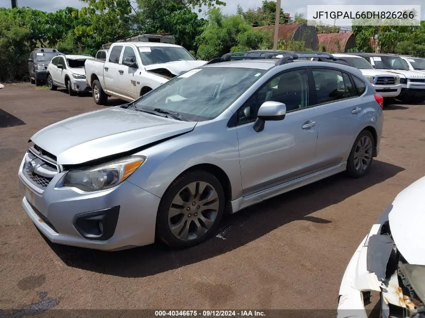 JF1GPAL66DH826266 2013 Subaru Impreza 2.0I Sport Premium