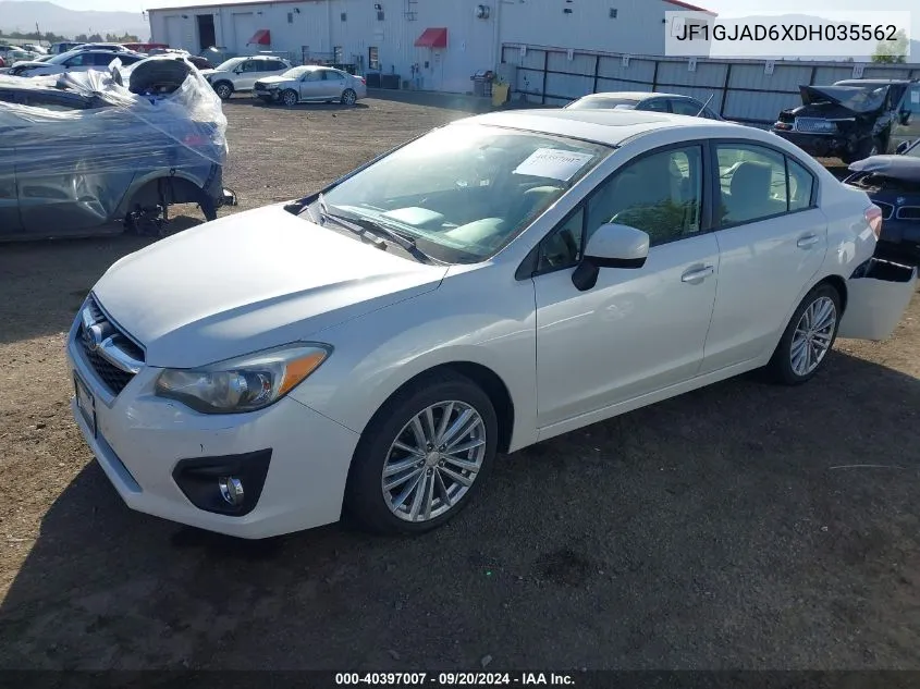 2013 Subaru Impreza 2.0I Premium VIN: JF1GJAD6XDH035562 Lot: 40397007