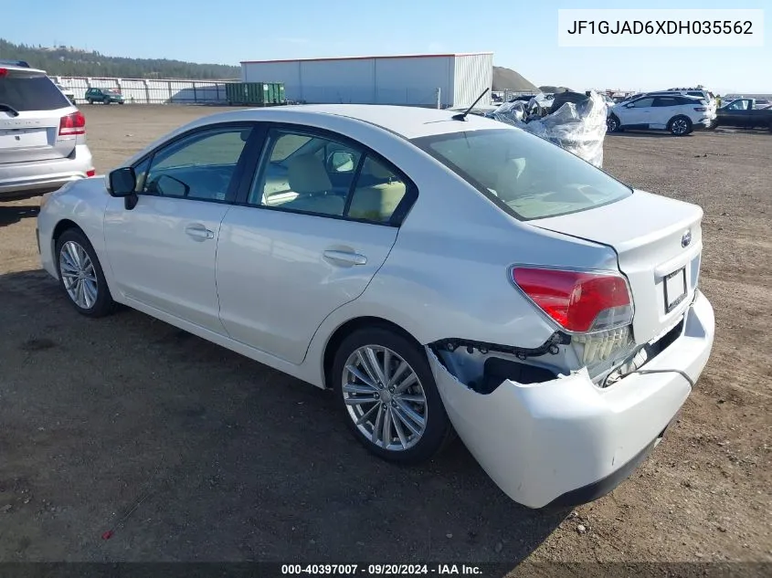 2013 Subaru Impreza 2.0I Premium VIN: JF1GJAD6XDH035562 Lot: 40397007