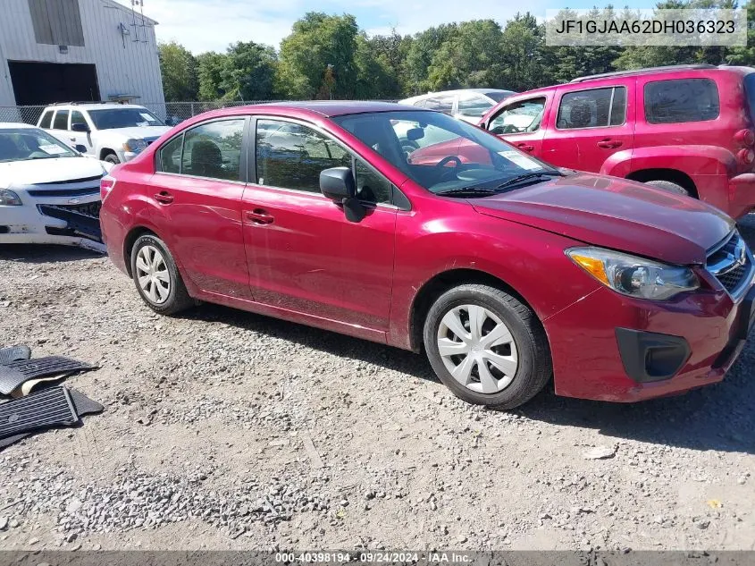 2013 Subaru Impreza 2.0I VIN: JF1GJAA62DH036323 Lot: 40398194