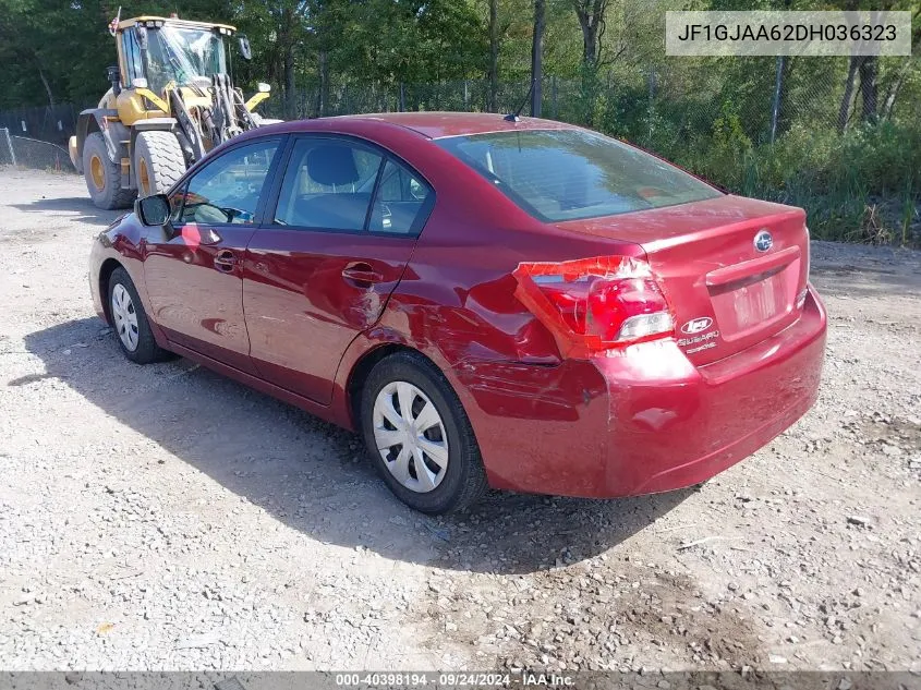 2013 Subaru Impreza 2.0I VIN: JF1GJAA62DH036323 Lot: 40398194