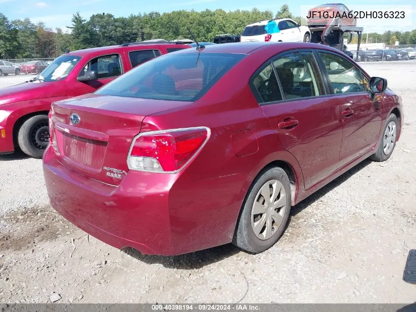 2013 Subaru Impreza 2.0I VIN: JF1GJAA62DH036323 Lot: 40398194