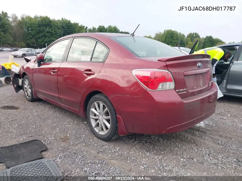 2013 Subaru Impreza Premium VIN: JF1GJAC68DH017787 Lot: 40404207