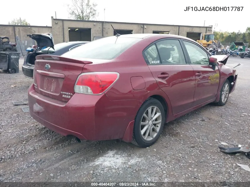 2013 Subaru Impreza Premium VIN: JF1GJAC68DH017787 Lot: 40404207