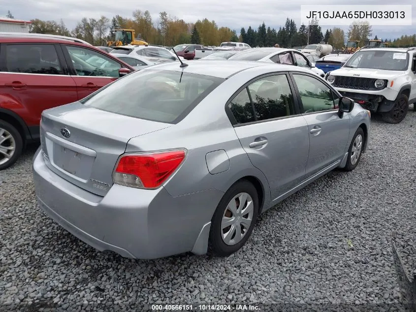 2013 Subaru Impreza 2.0I VIN: JF1GJAA65DH033013 Lot: 40566151