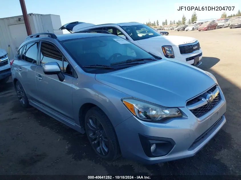 2013 Subaru Impreza 2.0I Sport Premium VIN: JF1GPAL61DH204707 Lot: 40641252