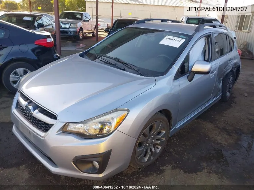 2013 Subaru Impreza 2.0I Sport Premium VIN: JF1GPAL61DH204707 Lot: 40641252