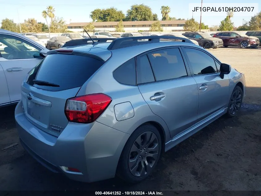 2013 Subaru Impreza 2.0I Sport Premium VIN: JF1GPAL61DH204707 Lot: 40641252