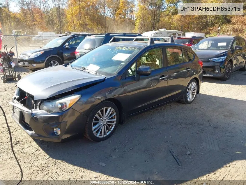 2013 Subaru Impreza 2.0I Limited VIN: JF1GPAH60DH853715 Lot: 40696250