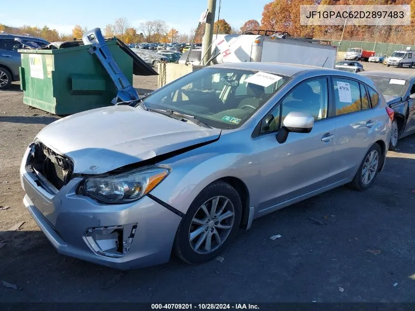 2013 Subaru Impreza 2.0I Premium VIN: JF1GPAC62D2897483 Lot: 40709201