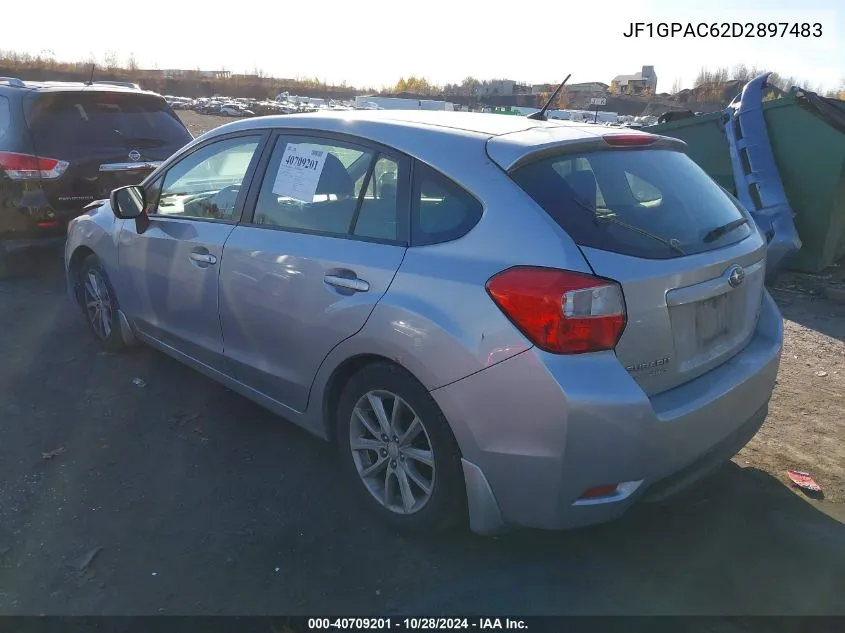 2013 Subaru Impreza 2.0I Premium VIN: JF1GPAC62D2897483 Lot: 40709201