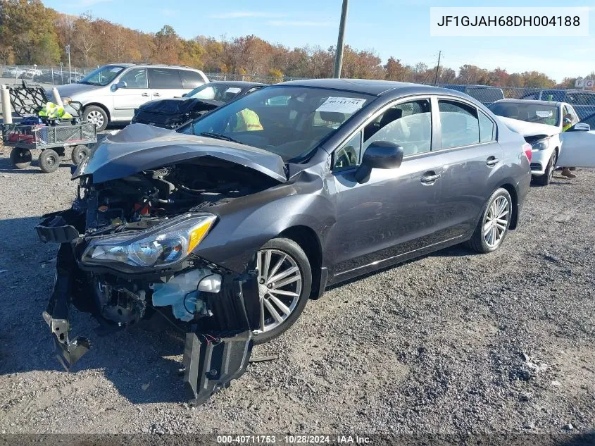 2013 Subaru Impreza 2.0I Limited VIN: JF1GJAH68DH004188 Lot: 40711753